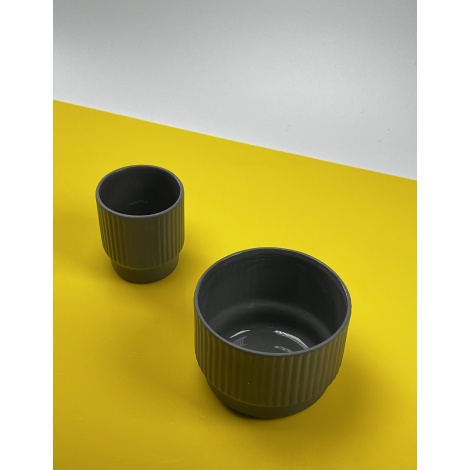 Šálka Kaffia Style Espresso 60 ml - tmavošedá