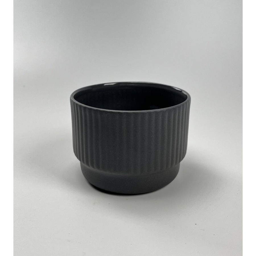 Šálka na cappuccino Kaffia Style 230 ml - tmavosivá