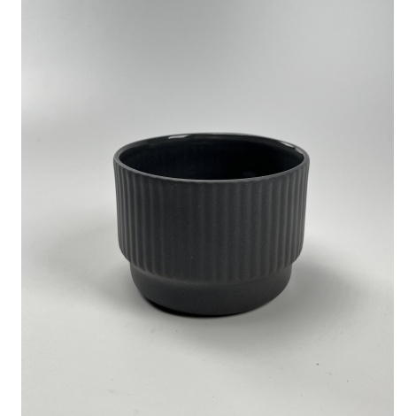 Šálka Kaffia Style Cappuccino 130 ml -tmavo šedá