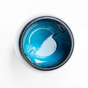 Keramický hrnček Icosa Avensi Wave AERESSO Atlantis Blue 180 ml 2