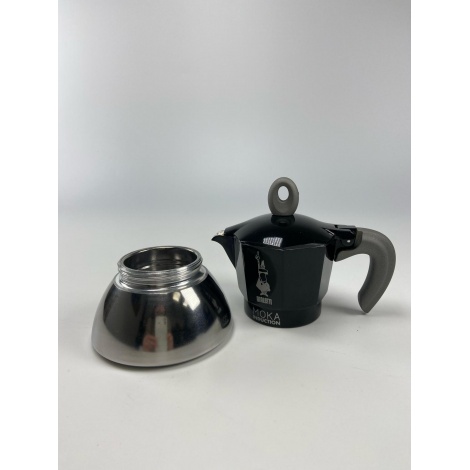 Bialetti Moka Induction 2 šálky čierna NOVÁ - POUŽITÁ/ZĽAVA