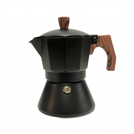 Moka kanvica Kaffia Black 3 šálky - POUŽITÉ/ZĽAVENÉ