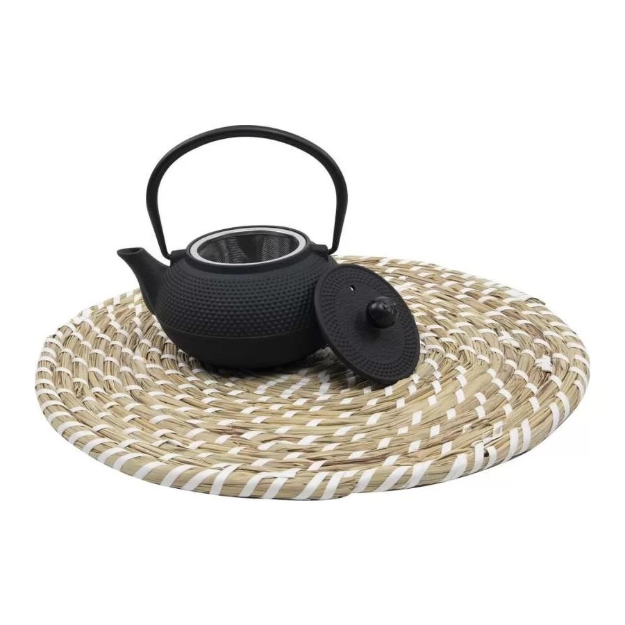 Liatinová kanvica Kaffia 350 ml čierna