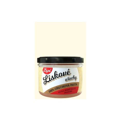 Lepé pasta z lieskových orieškov 200g - 100% lieskové oriešky, bez lepku a palmového oleja