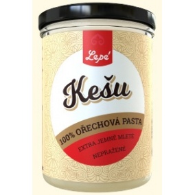Lepé Kešu maslo 400 g – 100 % prírodná orechová pasta