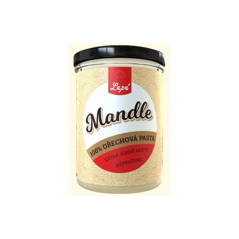 Lepé Mandľové maslo 400 g – 100 % prírodná orechová pasta