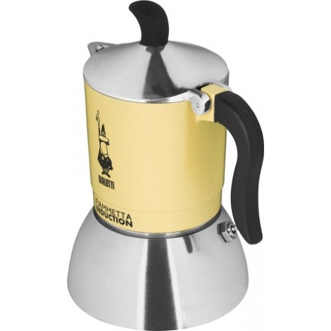 Bialetti Moka Induction Fiammetta - 2 šálky žltá NOVINKA