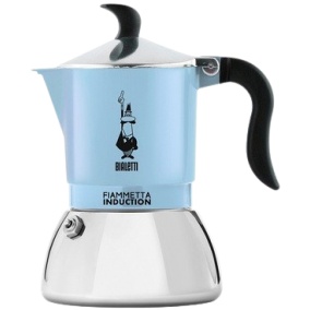 Bialetti Moka indukčná fiammetta - 2 šálky svetlo modrá NOVINKA