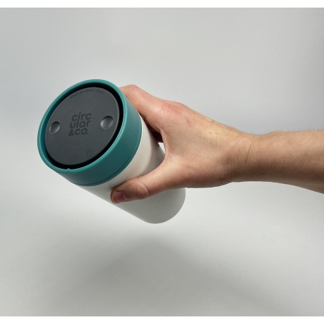 Kruhový pohár (rcup) Kréda a akvamarín 340 ml