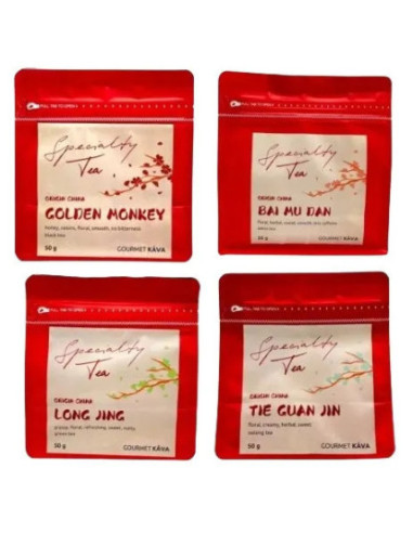 Ochutnávková sada 3+1 sypaných čajov Špeciálny čaj