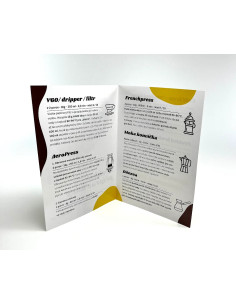 Broszura A5: Przegląd przygotowania kawy 2