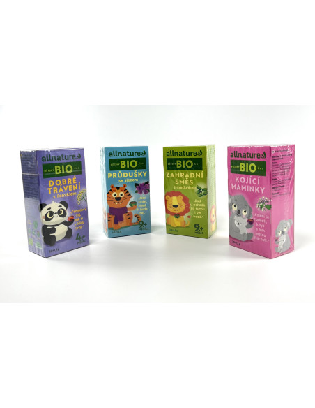 Allnature BIO Detský čaj Dobré trávenie s feniklom 20x1,5 g