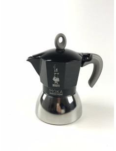 Bialetti Moka Induction 4 šálky čierna - Kozmetická vada / ZĽAVA 2