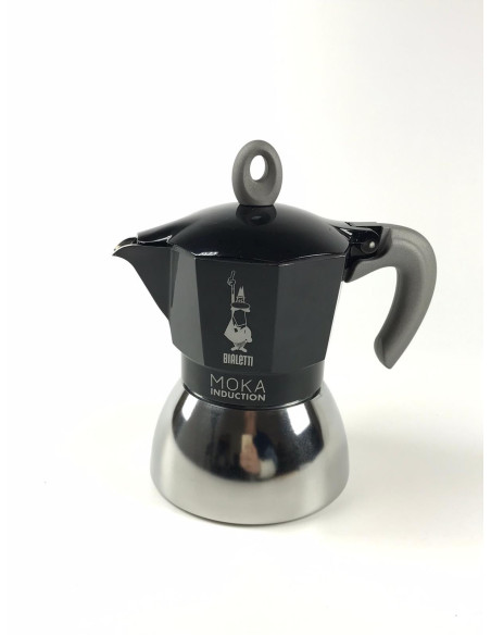 Bialetti Moka Induction 4 šálky čierna - Kozmetická vada / ZĽAVA