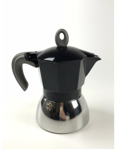 Bialetti Moka Induction 4 šálky čierna - Kozmetická vada / ZĽAVA
