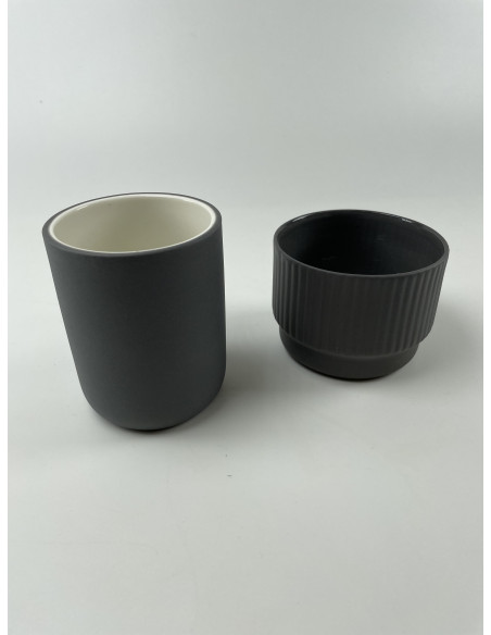 Šálka Kaffia Style Tall 200 ml - tmavosivá