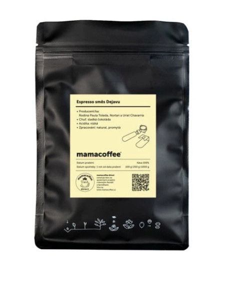 Mamacoffee Espresso zmes Dejavu 100g