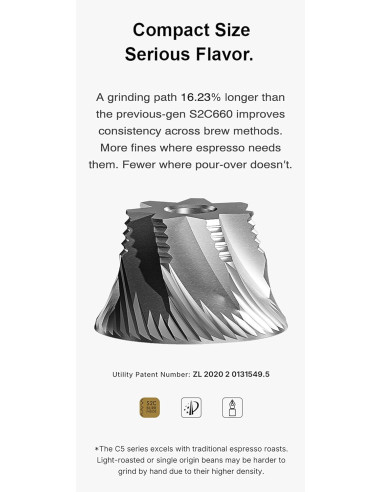 Brúska Timemore C5 PRO biela