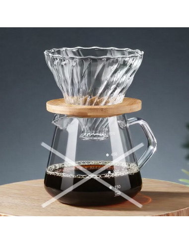 Dripper Kaffia Glass 2-4 šálky