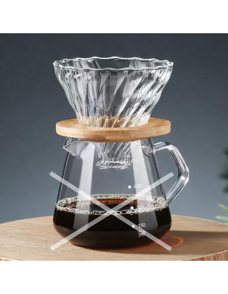 Dripper Kaffia Glass 2-4 šálky