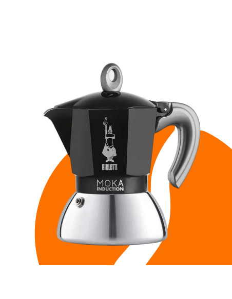 Bialetti Moka Induction 4 šálky čierna NEW