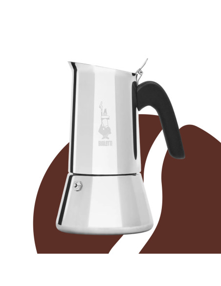 Bialetti Venus 6 šálok, indukčná moka kanvica