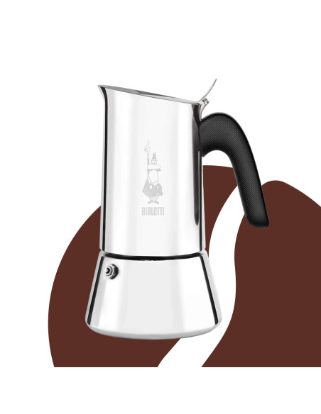 Bialetti Venus 10 šálok, indukčná moka kanvica