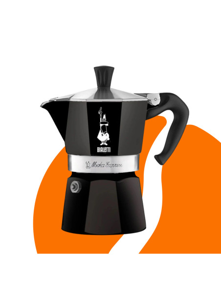 Bialetti Moka Express 3 moka konvica čierna