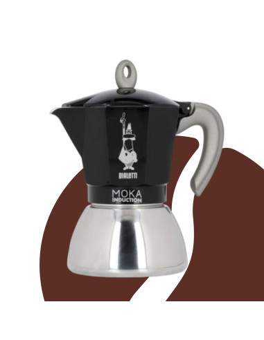 Bialetti Moka Induction 6 šálok čierna NEW