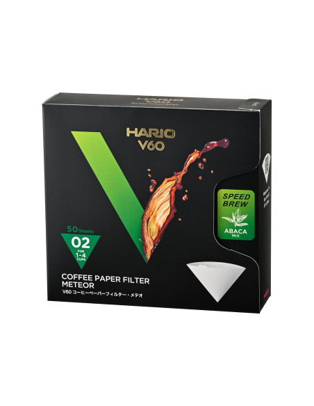 Hario Meteor papierové filtre V60-02 50 ks rýchle VCF-02-50MT