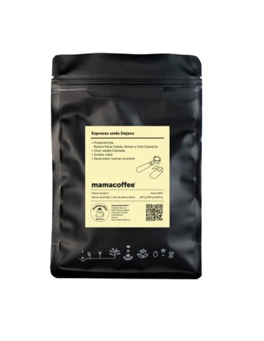 Mamacoffee Espresso zmes Dejavu 100g