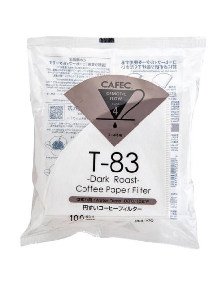 Papierové filtre Cafec Dark Roast veľkosť. 02, 100 ks (DC4-100W)