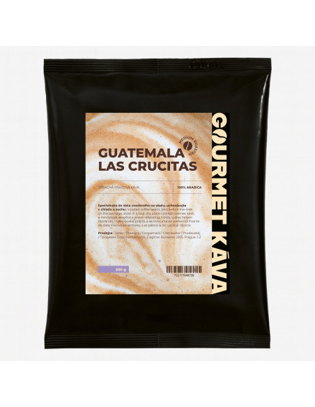 Guatemala Crucitas, STREDNE PRAŽENÁ, zrnková káva arabica