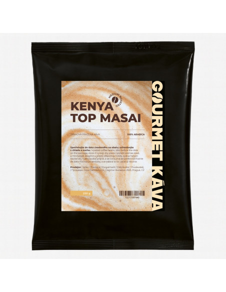 Keňa Top Masai, STREDNE PRAŽENÁ, zrnková káva arabica