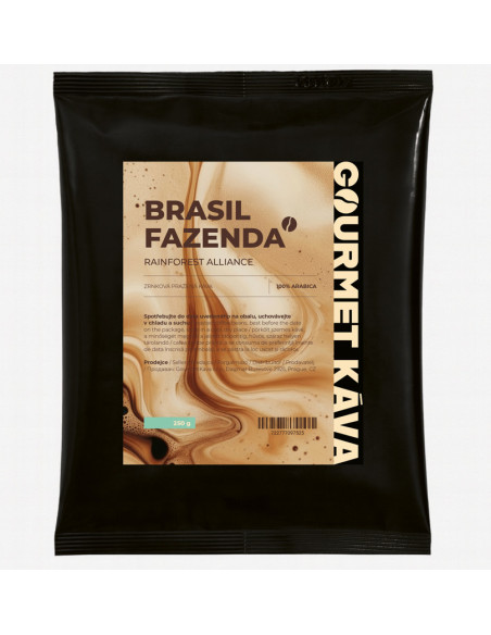 Brazília Fazenda Rainforest, zrnková káva arabica