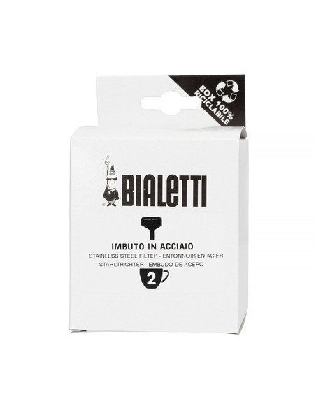 Násypka Bialetti pre oceľový kávovar na 2 šálky