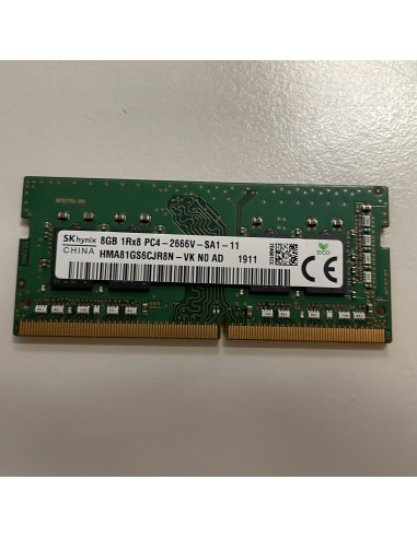 Pamäť RAM SK hynix 8 GB DDR4 2666 MHz SO-DIMM pre notebook (repasovaná)