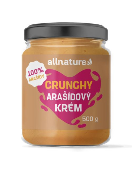 Chrumkavé arašidové maslo Allnature 500 g