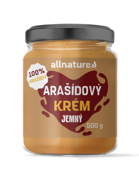 Arašidové maslo Allnature hladké 500 g