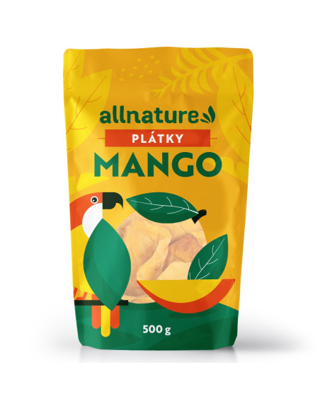 Allnature Sušené plátky manga 500 g