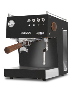 Espresso kávovar Ascaso Steel UNO PID čierny s drevenými prvkami 2