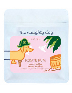 The Naughty Dog PIRATE RUM barrel coffee Kenya 200 g
