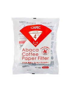 Papierové filtre Cafec Abaca veľkosti 2-4