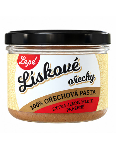 Lepé Liesková pasta 200 g – 100 % lieskové orechy, bez lepku a palmového oleja