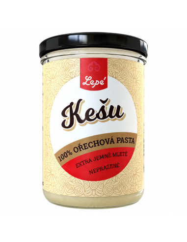Lepé Kešu maslo 400 g – 100 % prírodná orechová pasta