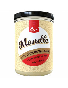Lepé Mandľové maslo 400 g – 100 % prírodná orechová pasta