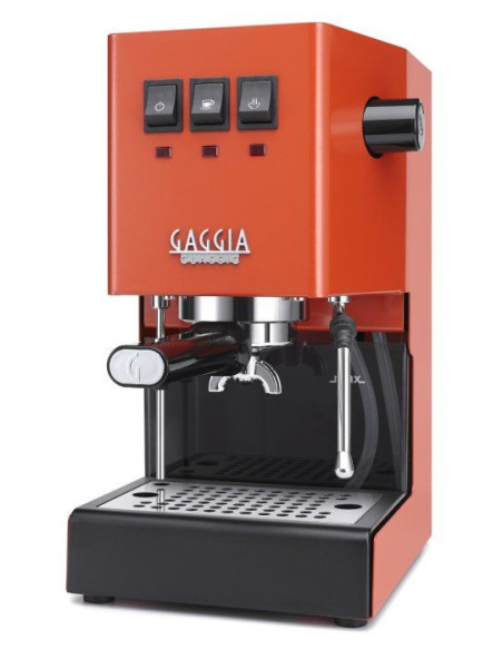 Pákový kávovar GAGGIA Classic E24 v koralovej farbe (Lobster Red)