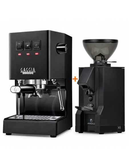 Súprava Gaggia Classic E24 čierna + Eureka Mignon Manuale