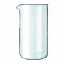 Náhradná sklenená nádoba frenchpress Kaffia 1000ml.