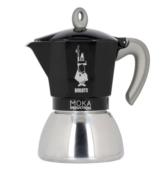 E-shop Bialetti Moka Induction 6 šálok čierna NEW